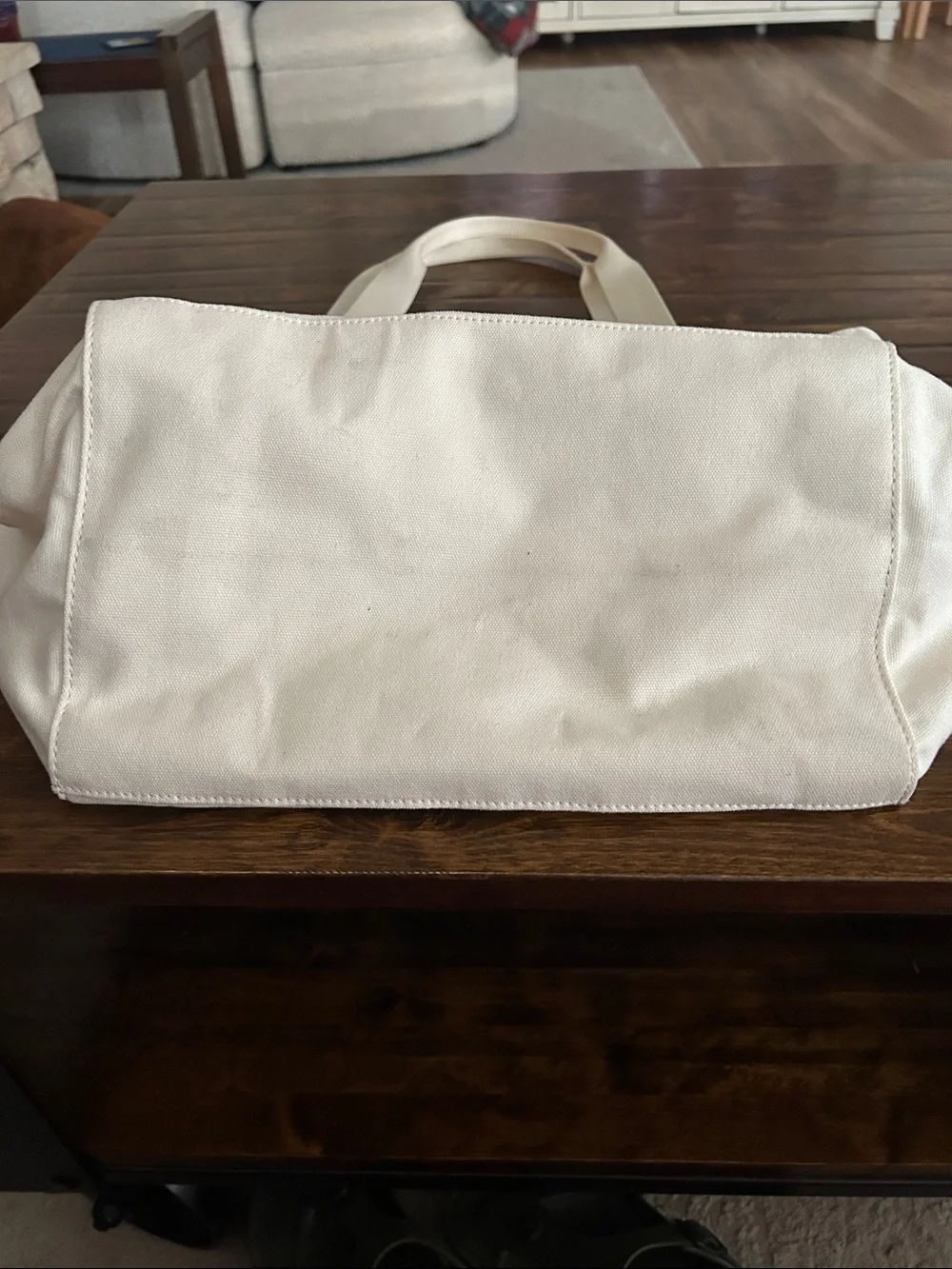 lululemon athletica Cream Canvas Tote